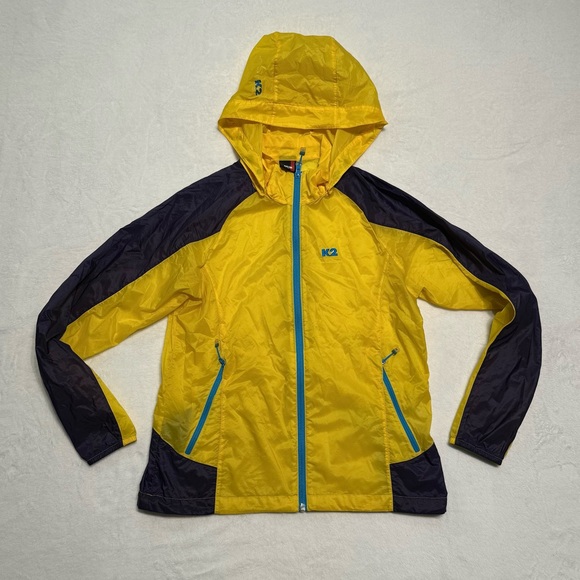 K2 Jackets & Blazers - K2 Windbreaker Jacket from Korea Yellow and Black Hooded Jacket Women’s Small